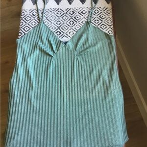 Zara Mint Green Striped Camisole